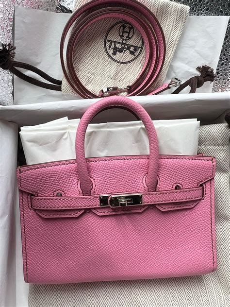 hermes mini birkin pink